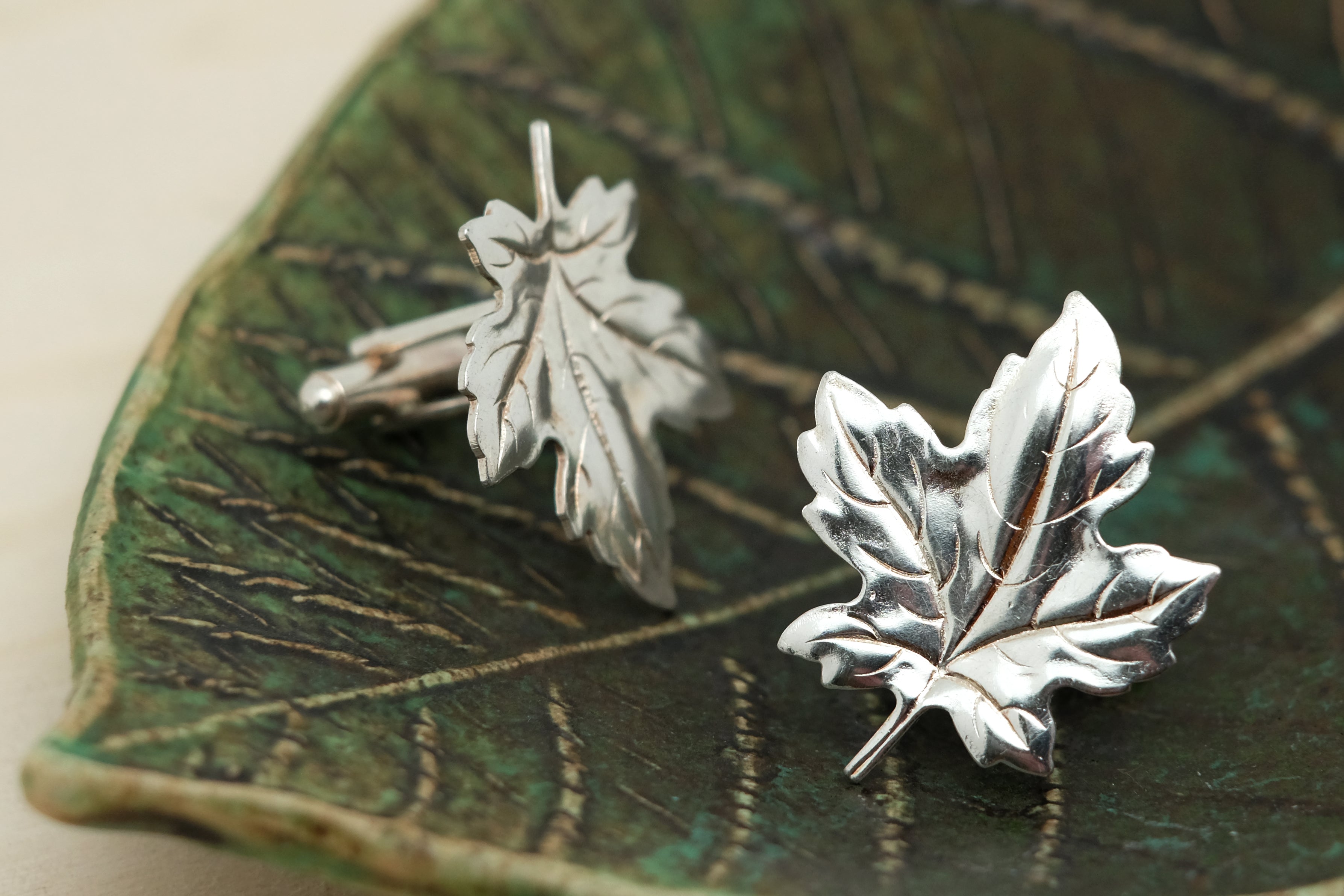 Maple Leaf is Large | Cufflinks