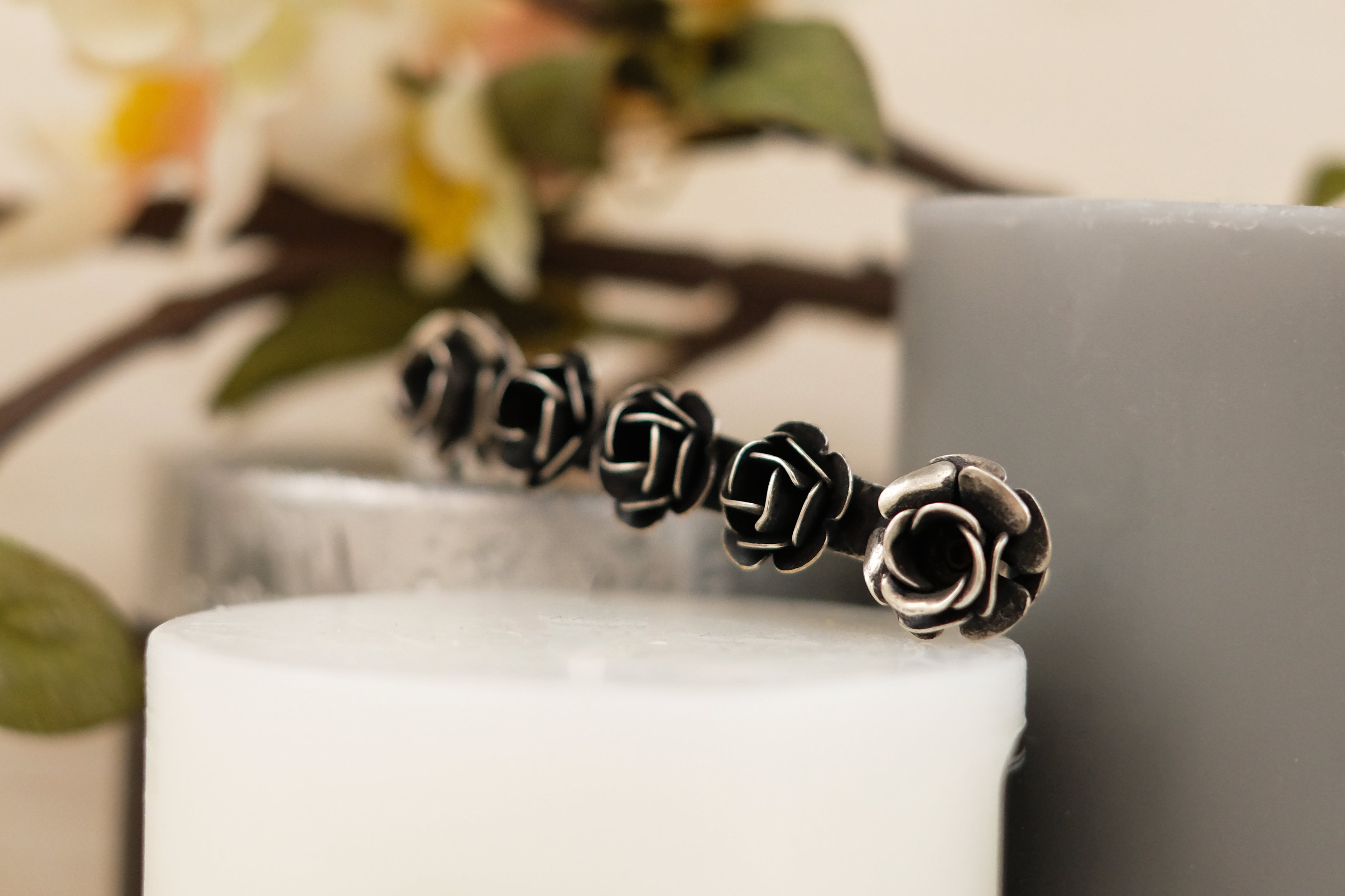 Mini Roses | Thin Barrette