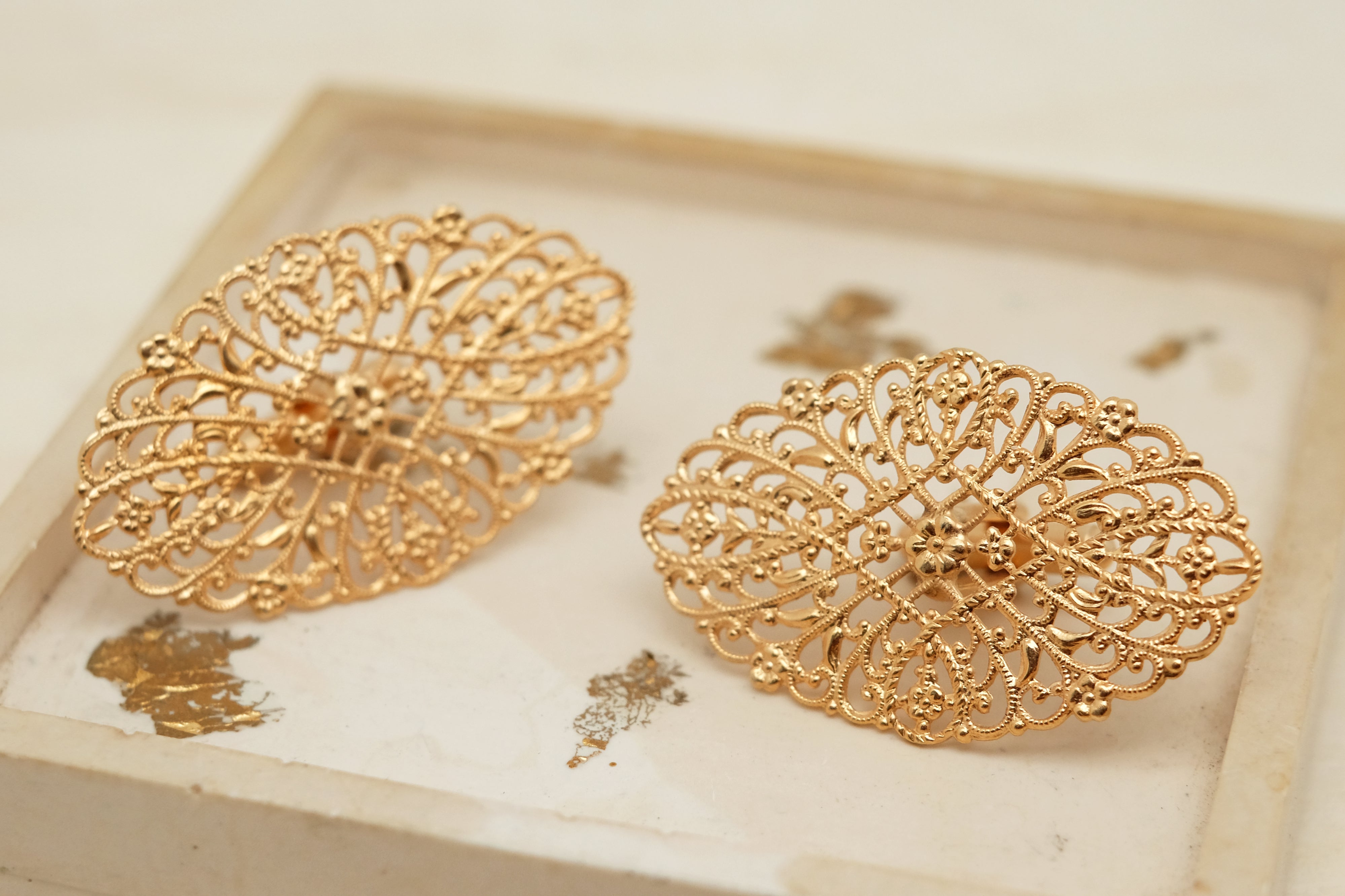 Oval Lace | Cufflinks