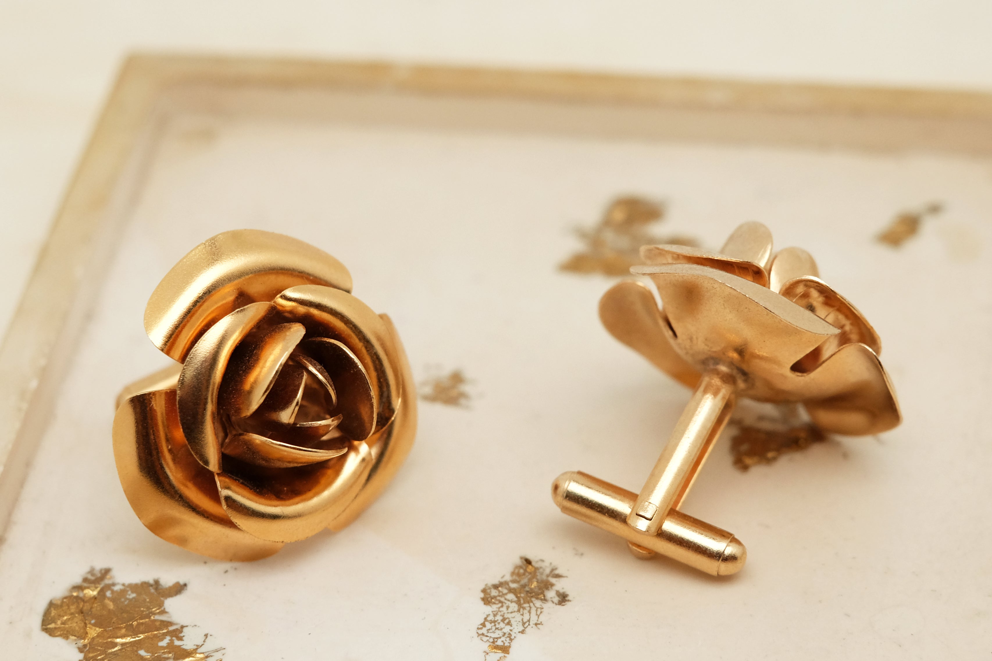 One Rose Bigger | Cufflinks