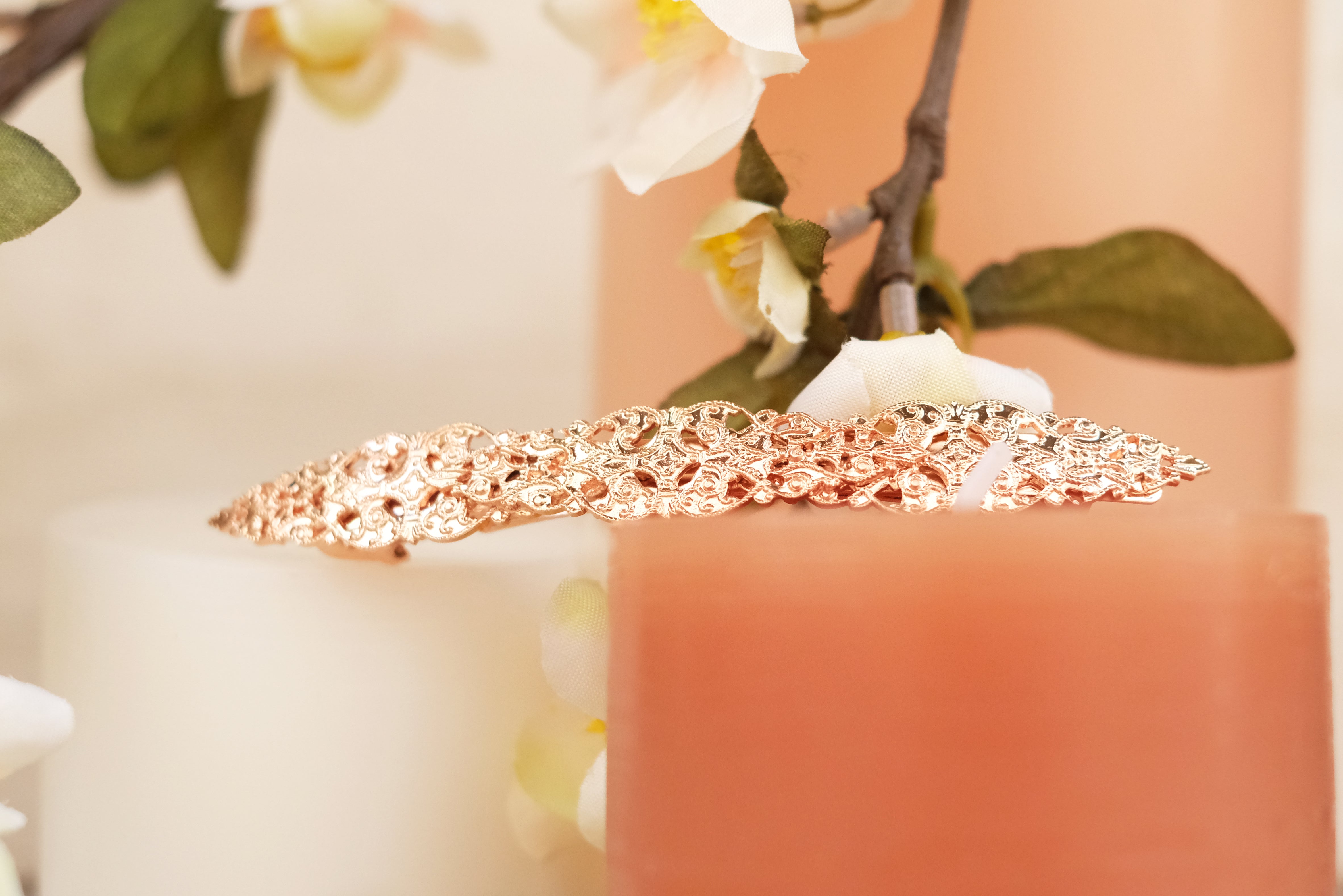 Ornamental Lace | Thin Barrette