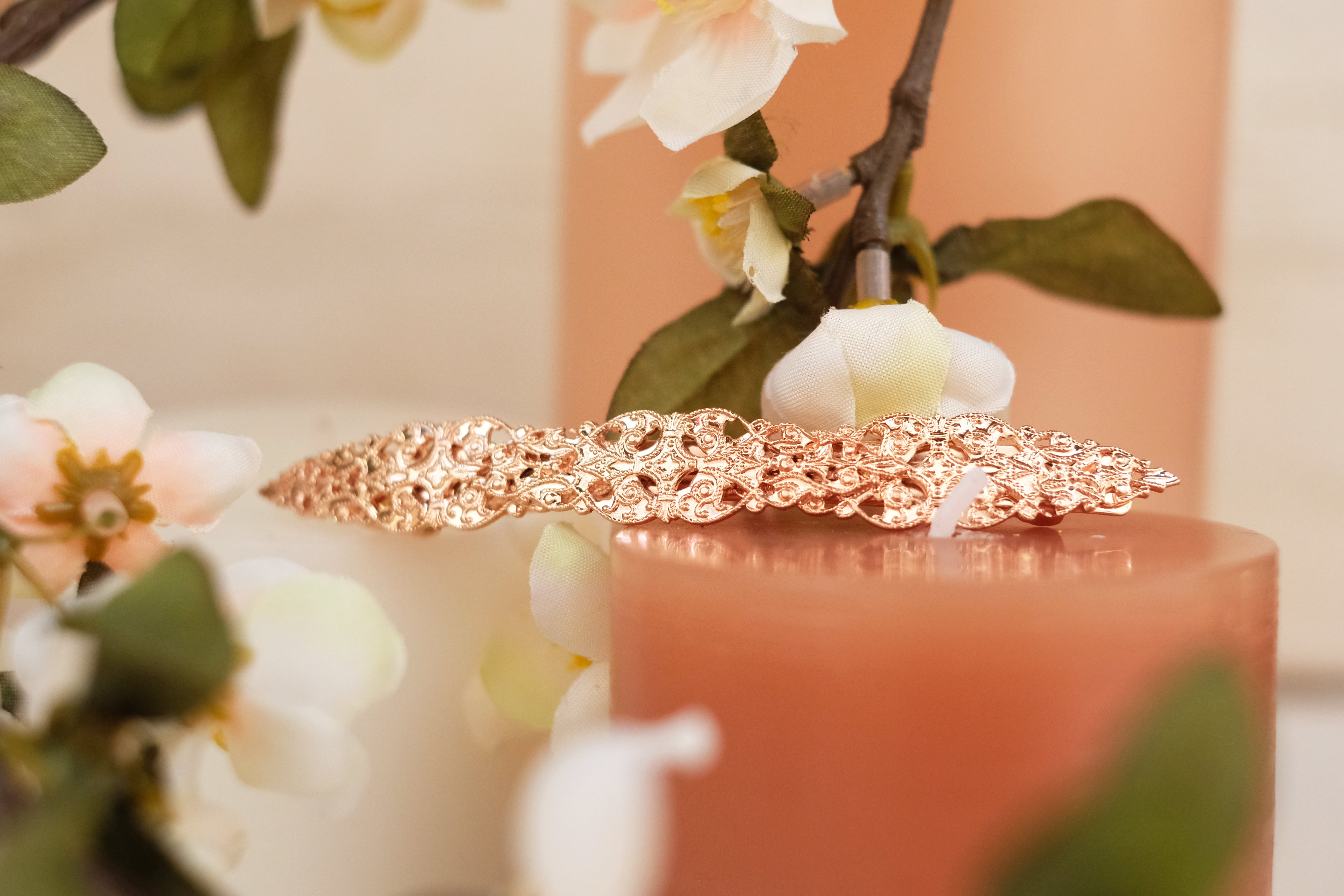 Ornamental Lace | Thin Barrette