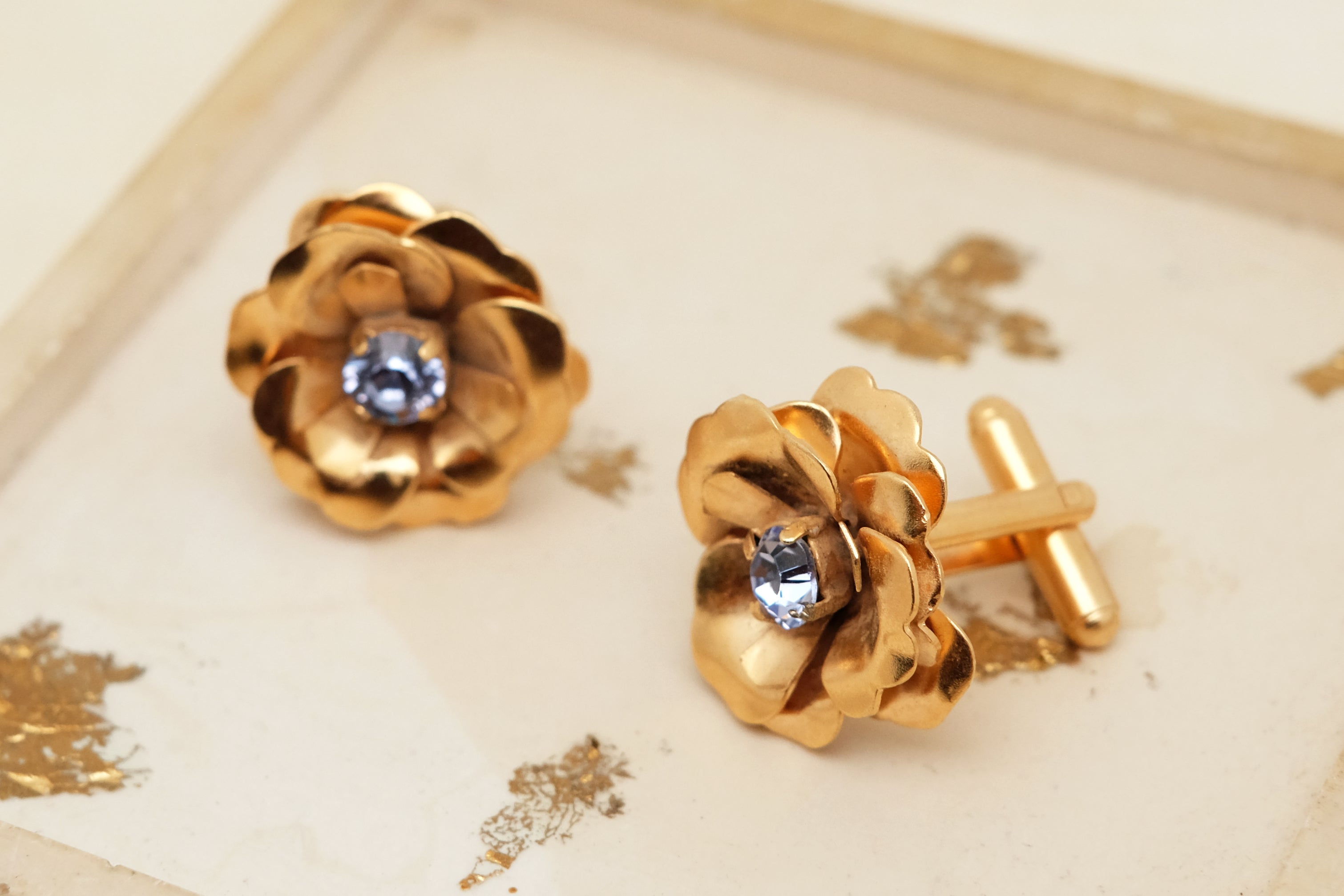 Roses and Crystals | Cufflinks