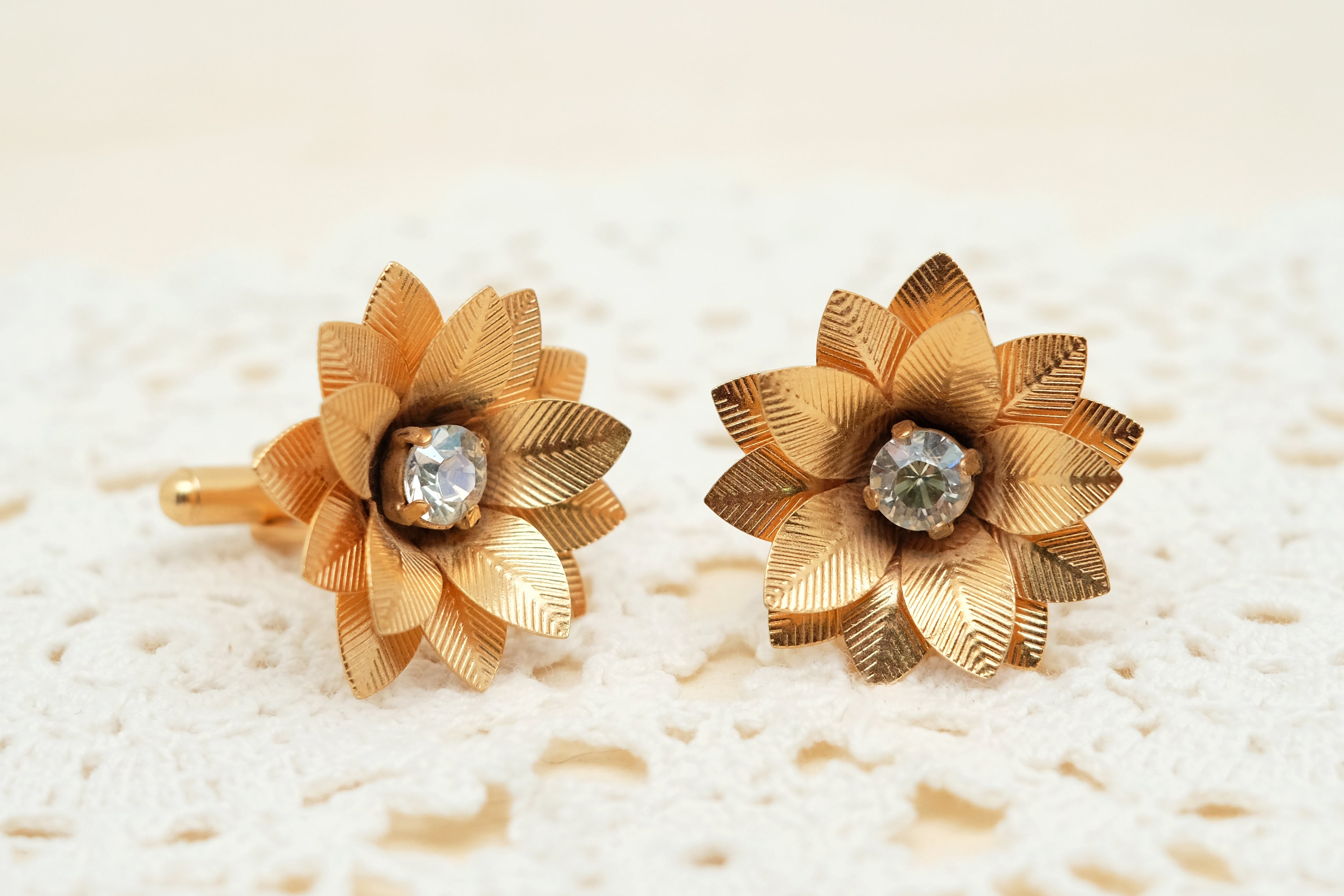 Crown Daisy Jewel | Cufflinks