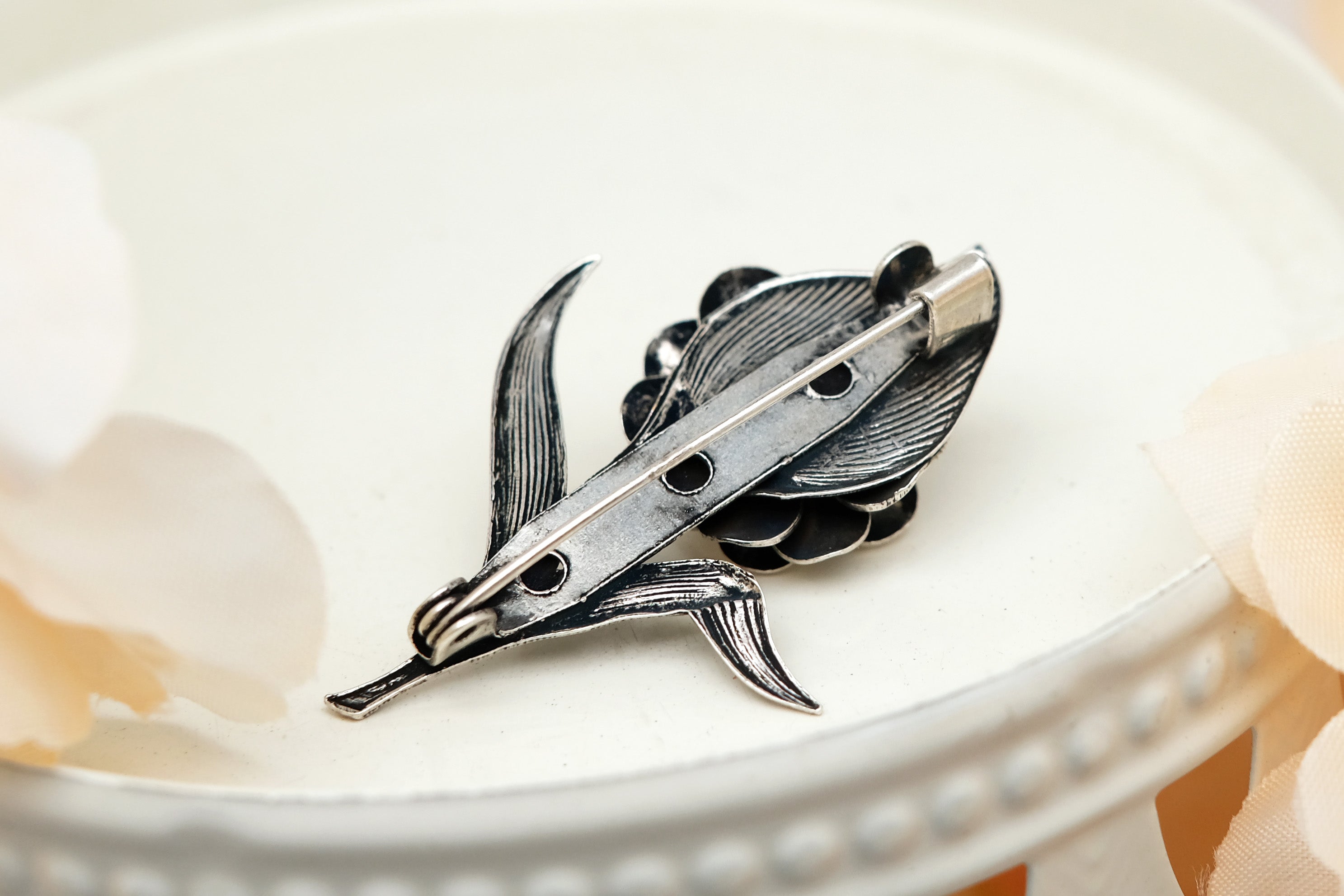 Petit Rose Inlaid | Brooch