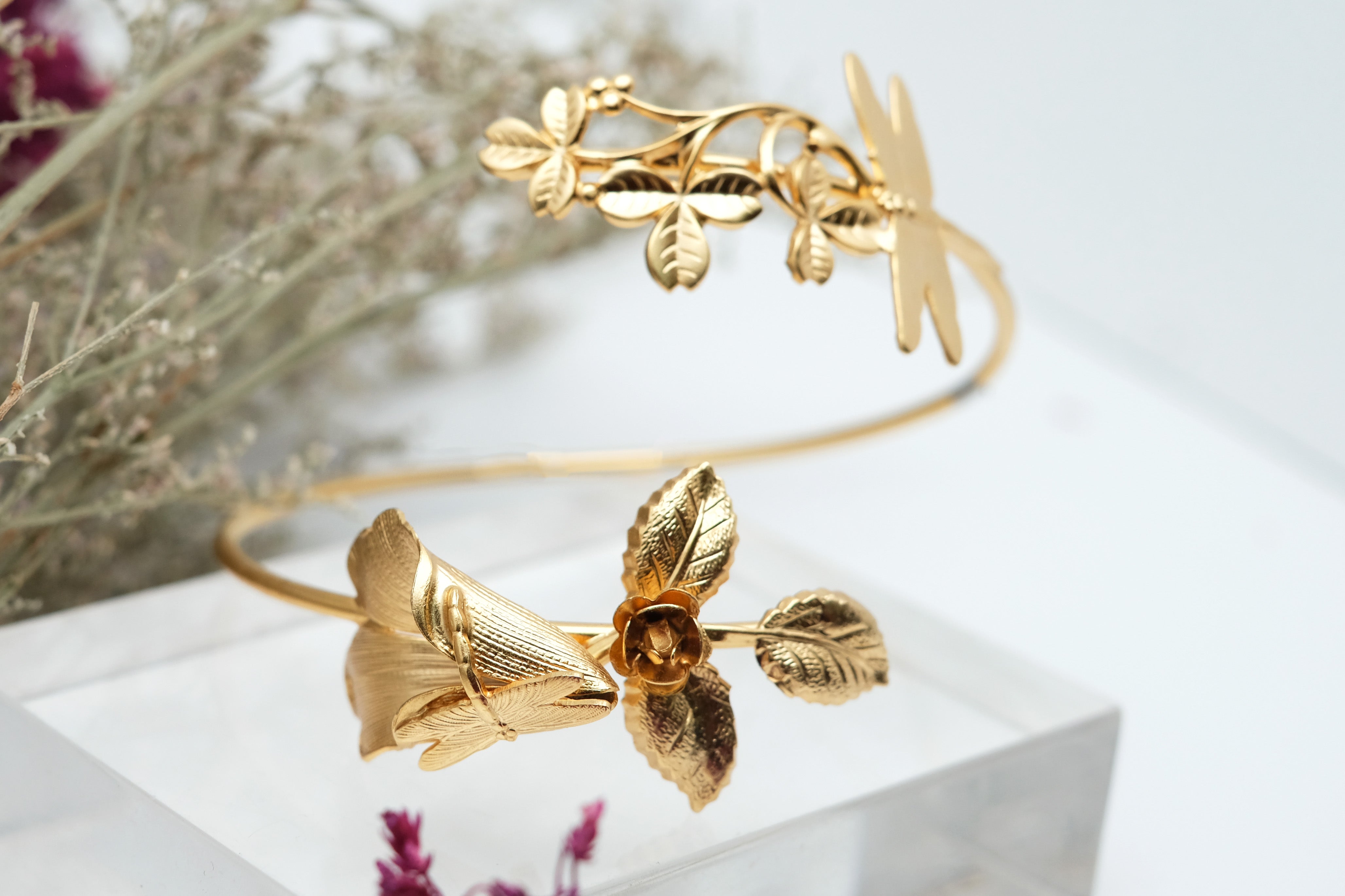 Bellflowers and Dragonflies | Bangle