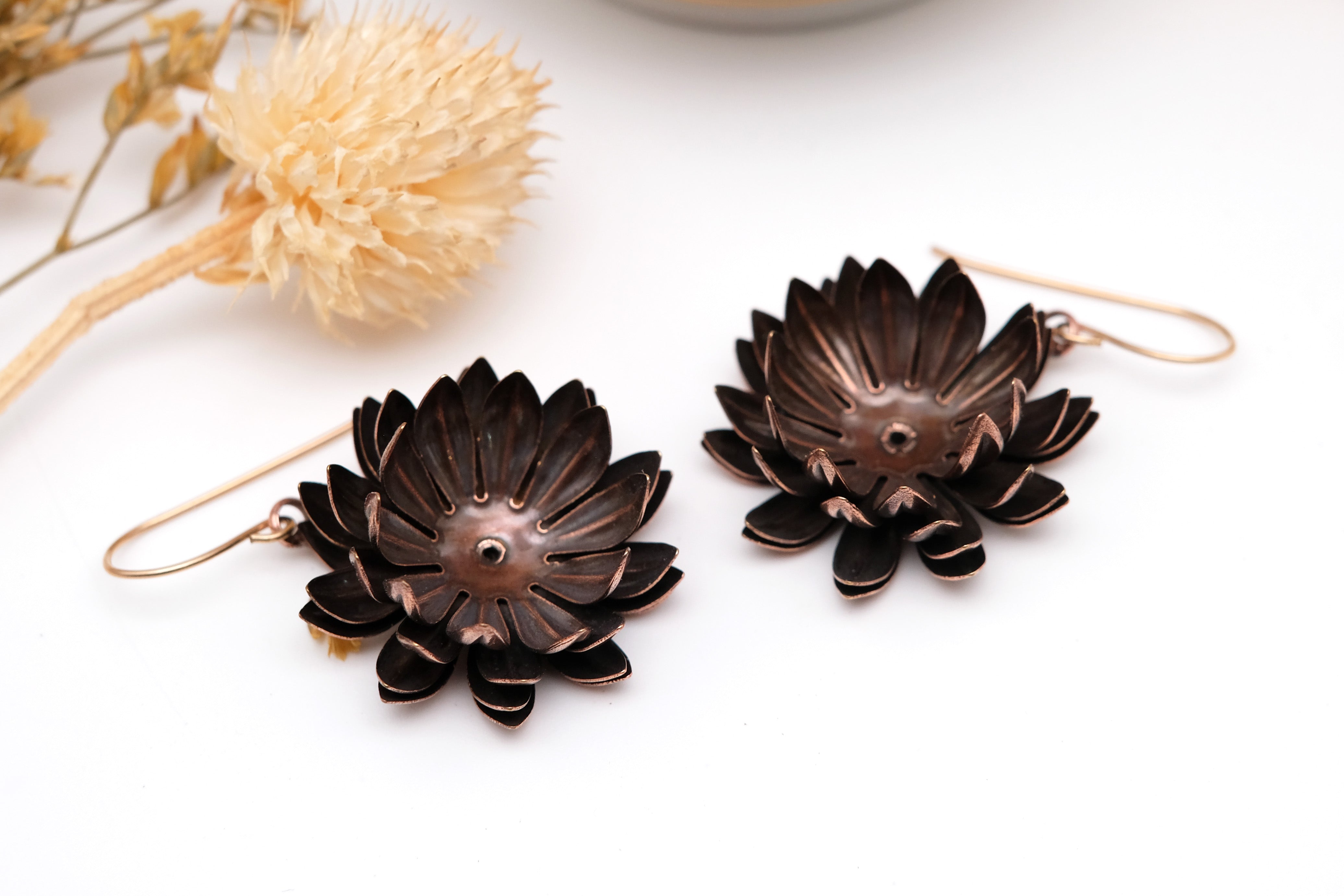 Artichoke – spiky flower | Dangling Earring