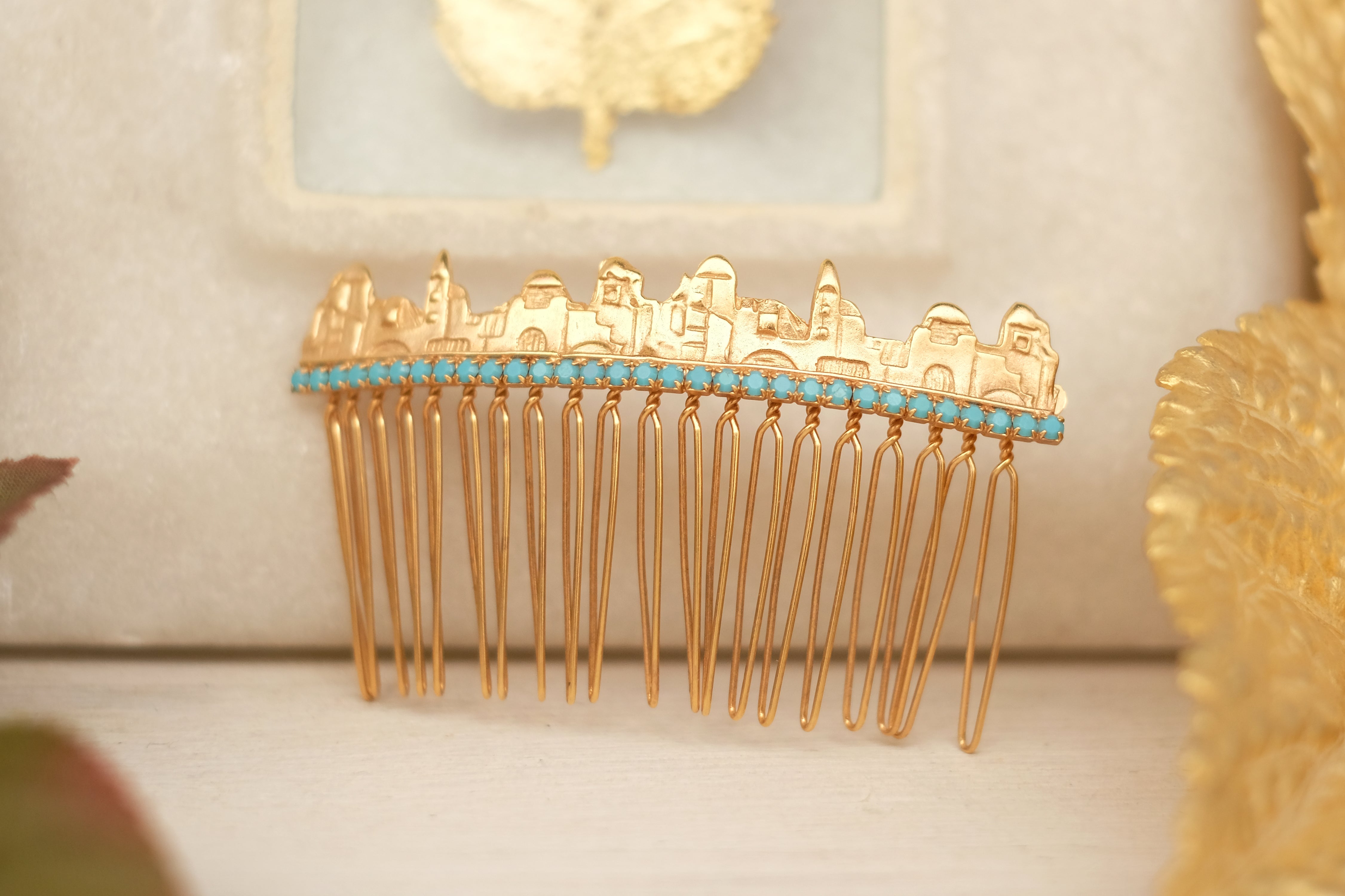 Divine Harmony of gold | Large Comb
