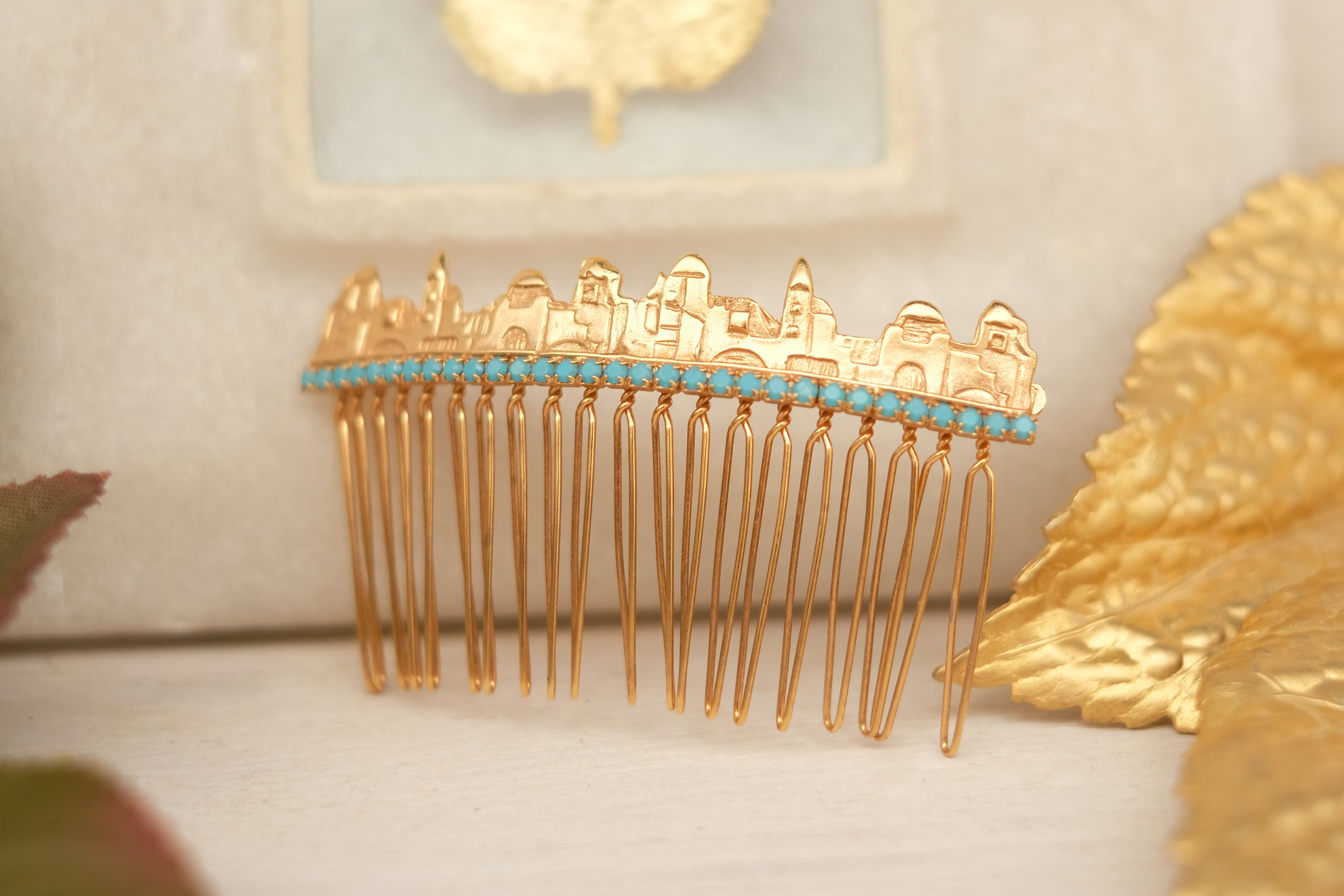 Divine Harmony of gold | Large Comb
