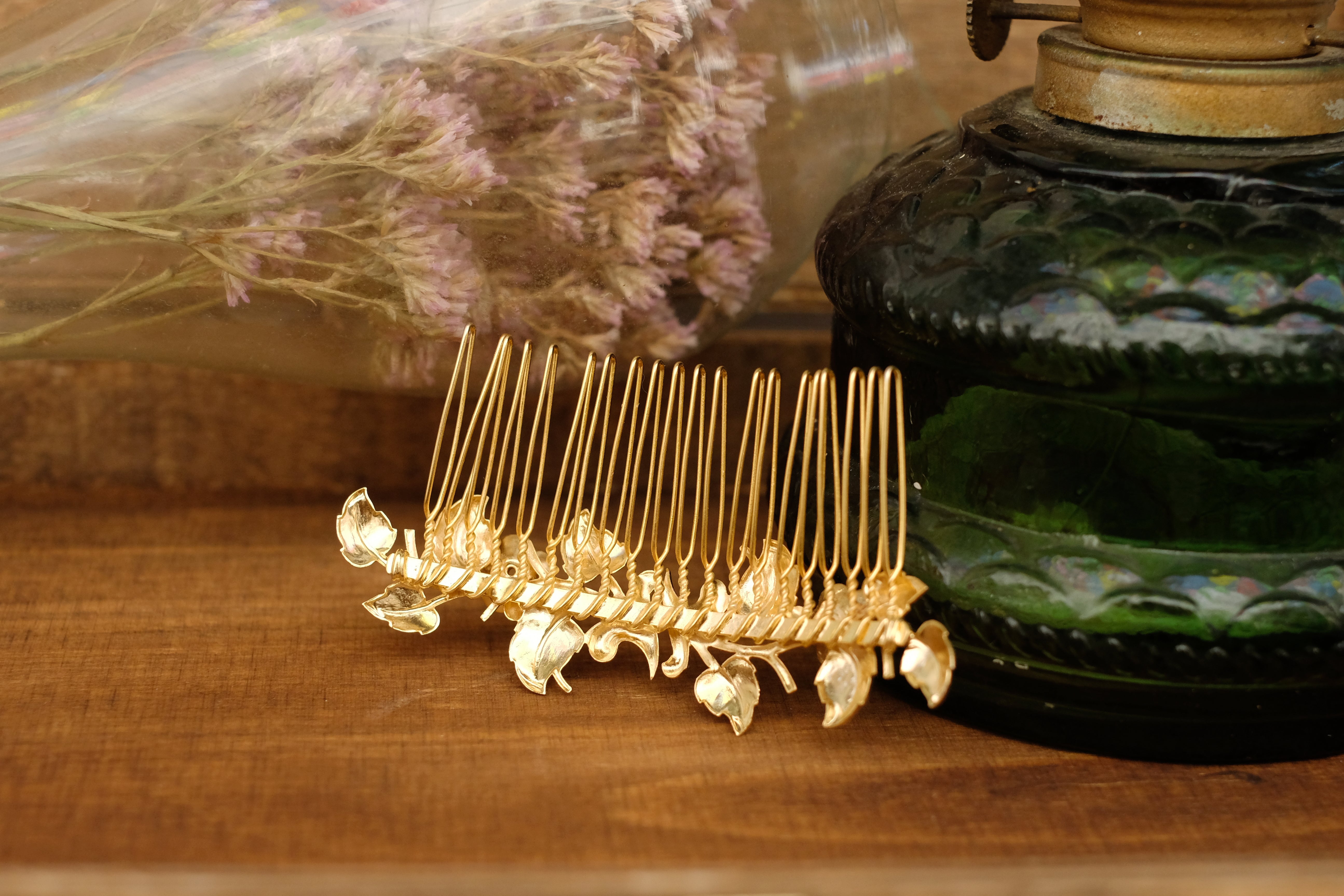 Swirly Flowers | Large Comb